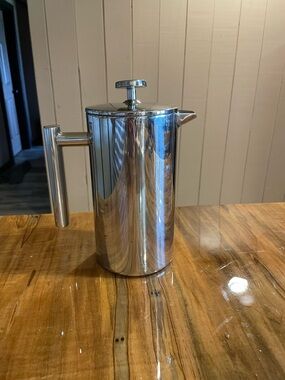 Stainless Steel French Press Coffee Maker - Silver
